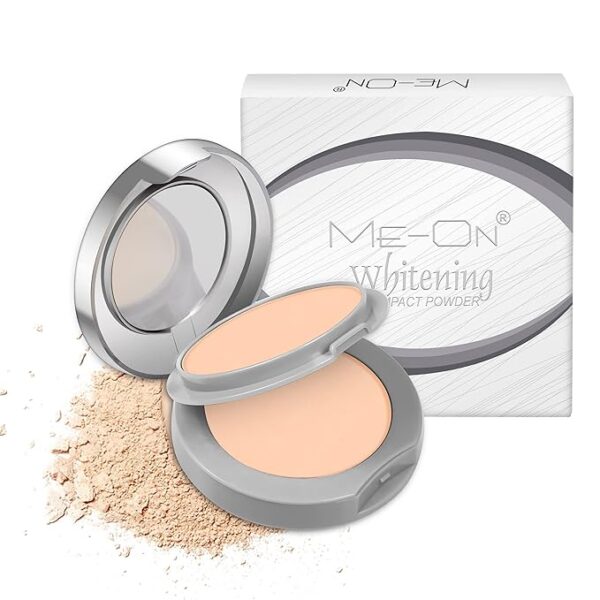 ME-ON whitening compact powder shade 02 marble matte finish