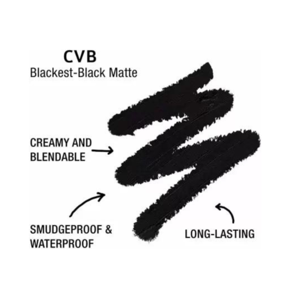 CVB Intense HD Kajal Eyeliner Waterproof Black