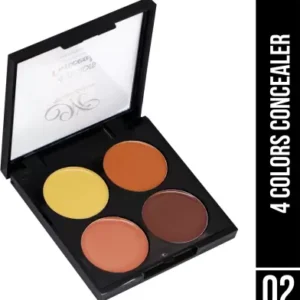 Magic Colour Concealer Palette - 02 | 4 Shades | Highlighter & Contour | 12g | Face Makeup Palette