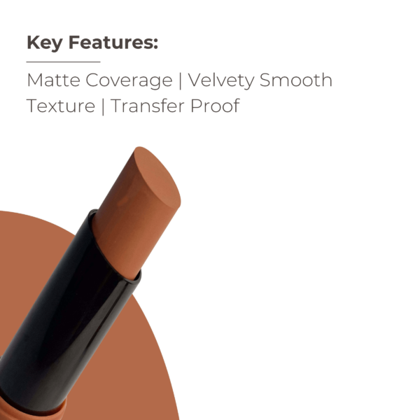 MARS Matte Sugar Nude Lipstick Features