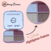 Mars 4 shades soft shimmery highlighter palette