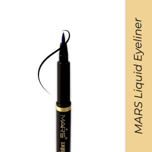 MARS Liquid Eyeliner Black | Sketch Pen | Felt-Tip Applicator | Fine Stroke | 1.5g | 24 Hr Long Stay