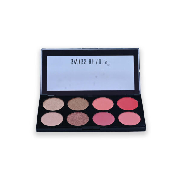 Swiss Beauty Ultra Blush Palette with 8 Shades