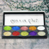 ME-ON Glitter Face Pro Eyeshadow Palette | Glitter | Lustrous Look | 10 Shades