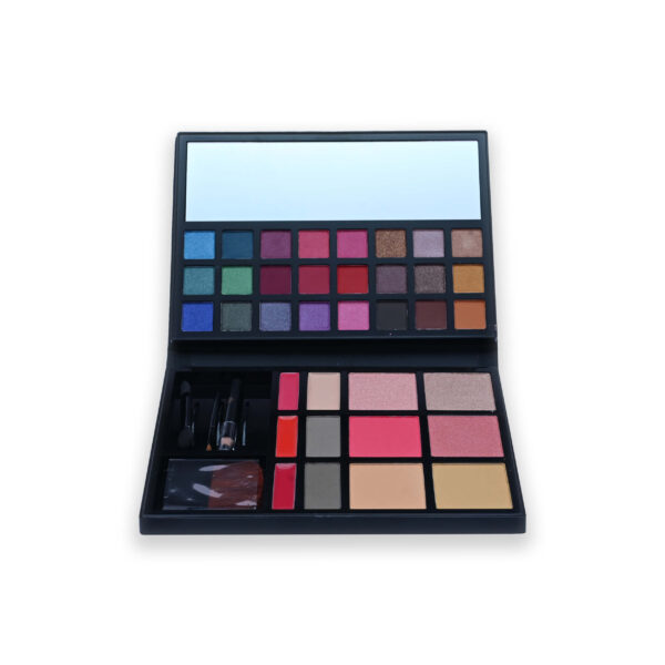 Hilary Rhoda All-In-One Makeup Palette | 24 Eyeshadows | 2 Highlighters | 2 Blushers | 2 Compacts | Face Foundation | 2 Eyebrow Powder | 3 Cream Lip Gloss