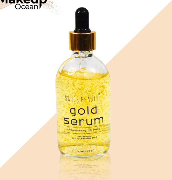 Swiss Beauty Face Glow Gold Serum | Glowing | Hydrating | Anti Ageing | Cruelty-Free | All Skin Types | 100ml