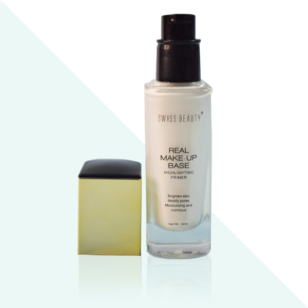 Swiss Beauty Real Makeup Base Highlighting Primer Brighten Skin Moisturizing 32ml