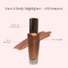 Swiss Beauty Face and Body Highlighter Bronze 03 features