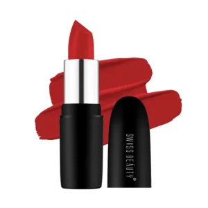 Swiss Beauty PURE Matte Lipstick – 221 Hot Red