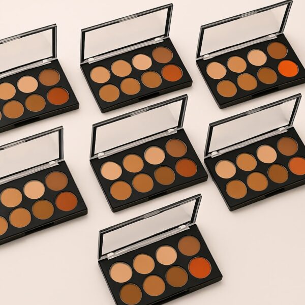 Hilary Rhoda 8-Shade Highlighter & Contour Palette explaination