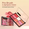 Swiss Beauty Pro Blush & Highlighter Palette beautiful shade