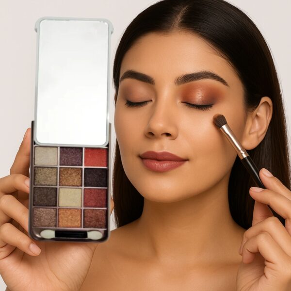 hilary rhoda 12 Color Eyeshadow Palette – Shade 02 | 14.4g Applicaion
